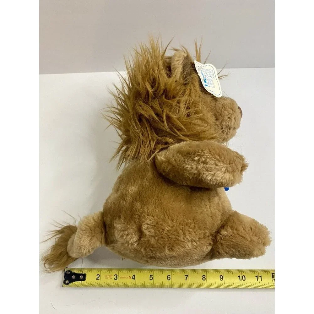 Dakin Ludicrous Lion Plush Nature Babies Stuffed Animal Vintage 1982‎ 10” READ